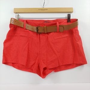 New Look Linen Belted Hot Pants